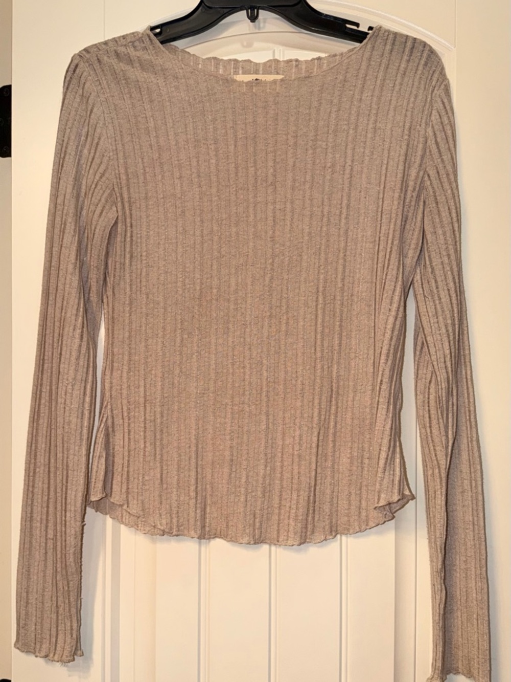 Natural Life Pearl Knit Layering Top size Large